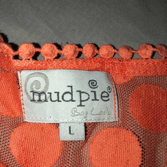 Orange Polka Dot Coverup - Picture 4 of 4